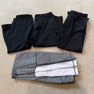 Zella Women's Legging Lot Size Small Black Gray Workout Running Fitness